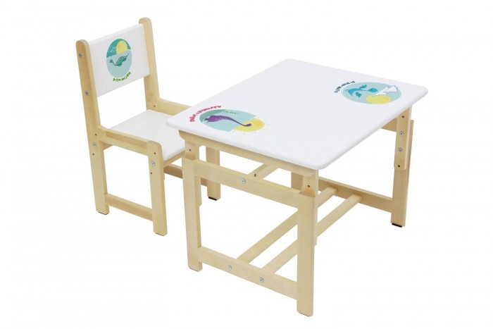Polini Комплект детской мебели Eco 400 SM комплект растущей детской мебели polini eco 400 sm белый натуральный
