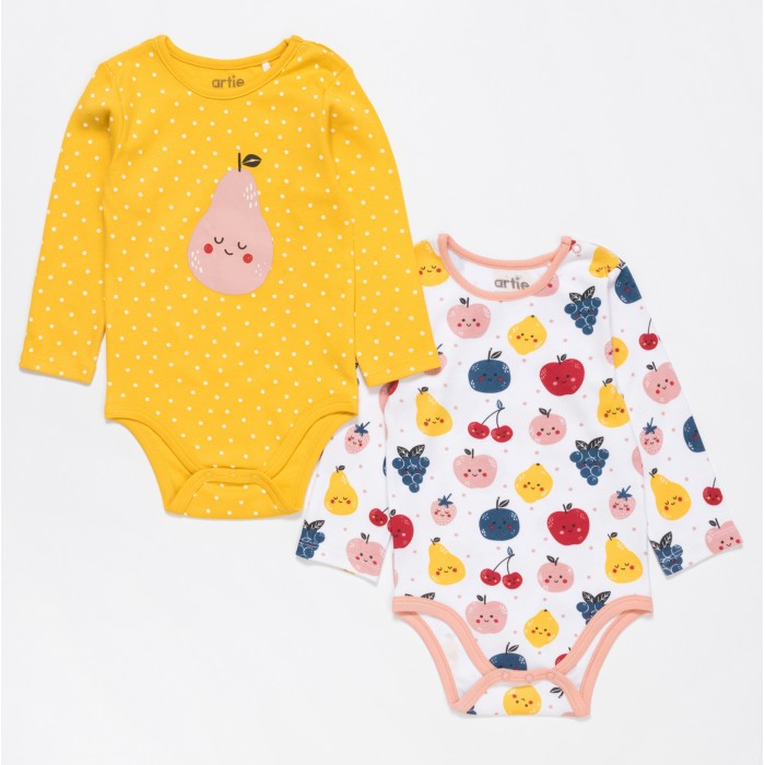 

Artie Боди для девочек Basic Babywear 2ABd-609d 2 шт., Боди для девочек Basic Babywear 2ABd-609d 2 шт.