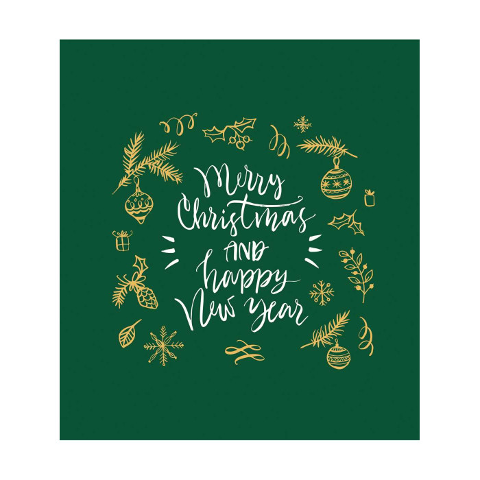 JoyArty Сумка рюкзак-мешок Счастливых праздников для обуви и вещей 38x40 см