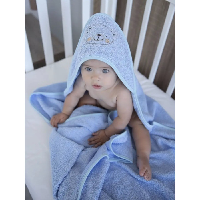 Полотенца Baby Nice (ОТК) Комплект для купания махровый (3 предмета) полотенца kidboo комплект полотенце уголок варежка little farmer