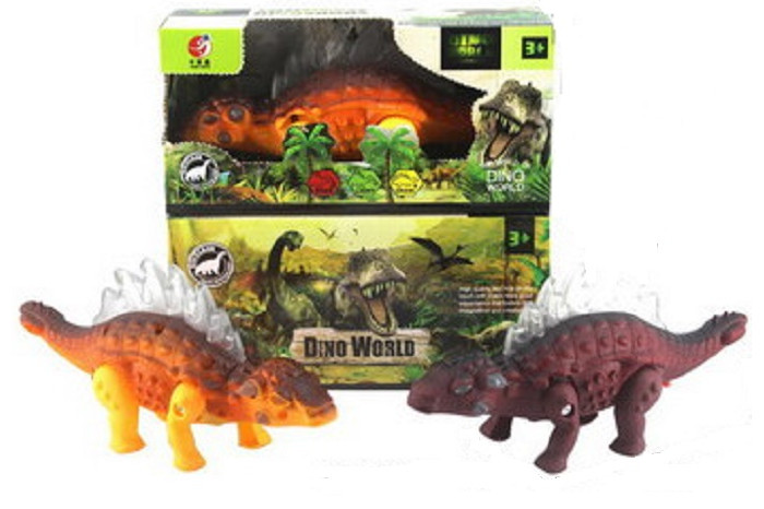 Интерактивные игрушки Russia Динозавр со светом и звуком KQX-65