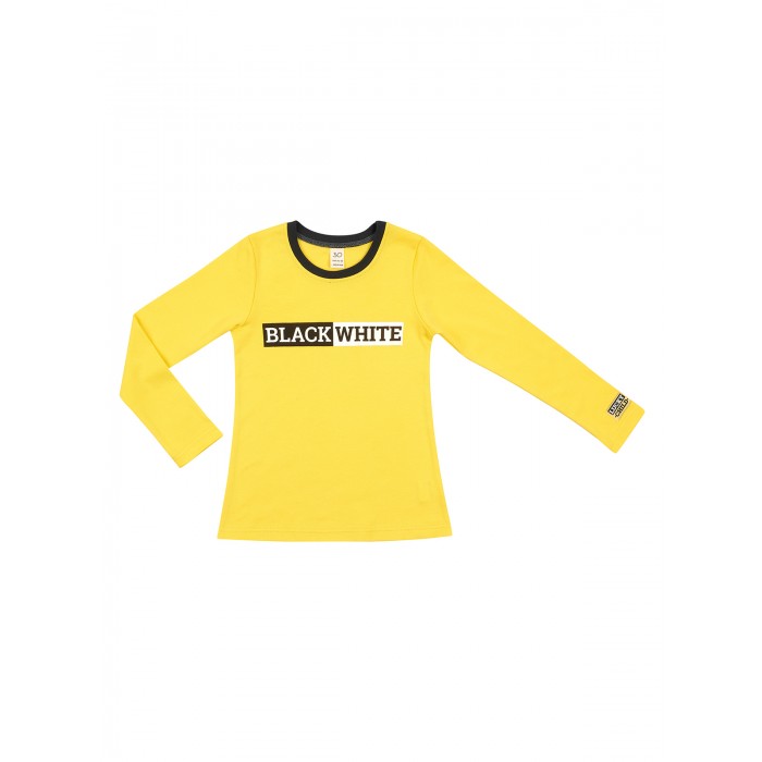 

Lucky Child Футболка детская с длинным рукавом Черное и белое 107-12, Футболка детская с длинным рукавом Черное и белое 107-12