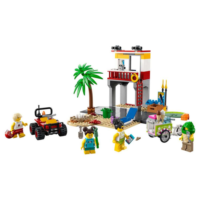 

Конструктор Lego City 60328 Лего Город Пост спасателей на пляже, City 60328 Лего Город Пост спасателей на пляже
