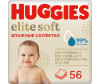  Huggies Влажные салфетки Elite Soft для новорожденных 56 шт. - Huggies Детские влажные салфетки Элит Софт 56 шт.