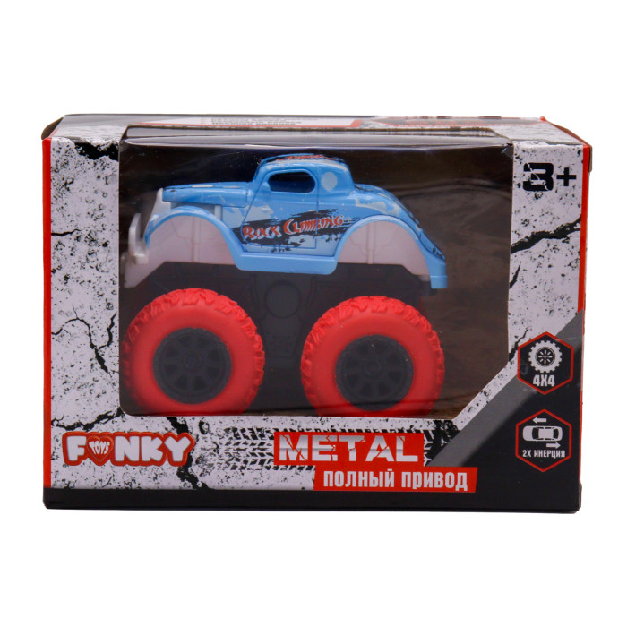 фото Funky toys инерционная машинка die-cast на полном приводе 14.5 см ft8484-3