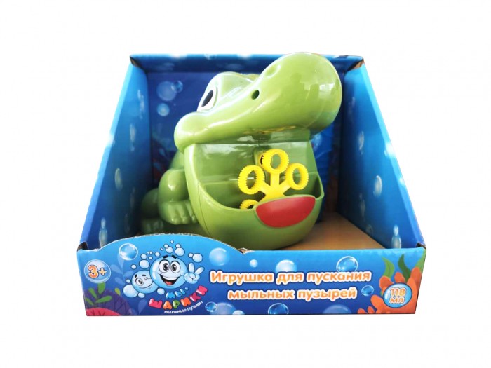 1 Toy Игрушка для пускания мыльных пузырей Крокодил 118 мл
