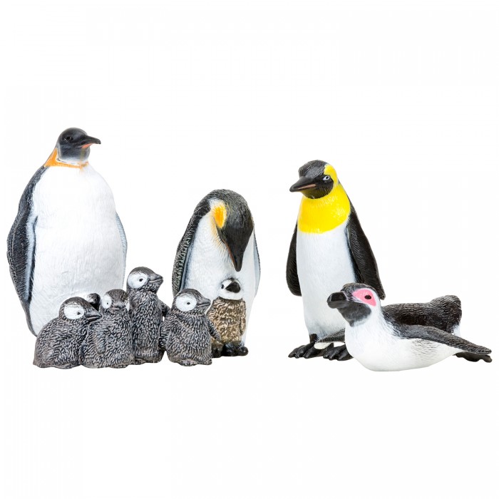 Masai Mara Набор фигурок Мир морских животных Семья пингвинов (5 предметов)
