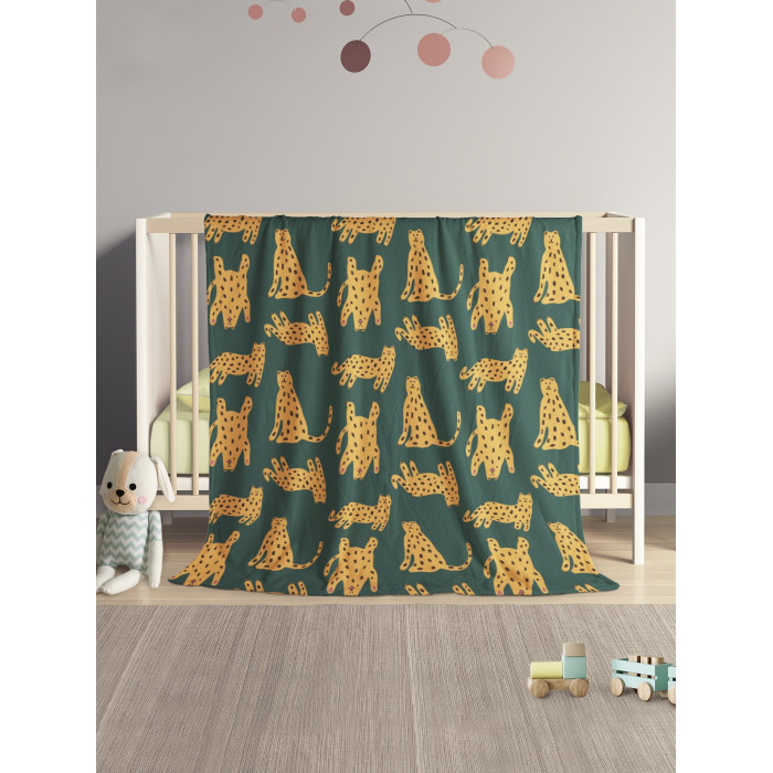 

Плед JoyArty Мягкий плюшевый плед Стая леопардов из микрофибры 130x180 см, Мягкий плюшевый плед Стая леопардов из микрофибры 130x180 см