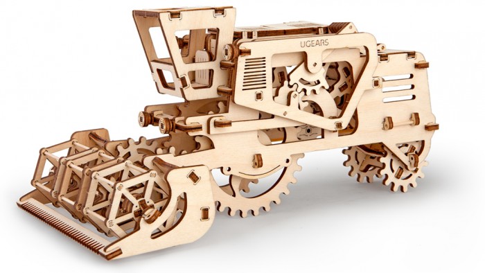 фото Ugears 3d-пазл комбайн 154 детали