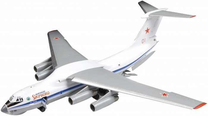 Звезда Сборная модель Российский военно-транспортный самолёт Ил-76МД князья шуйские и российский трон