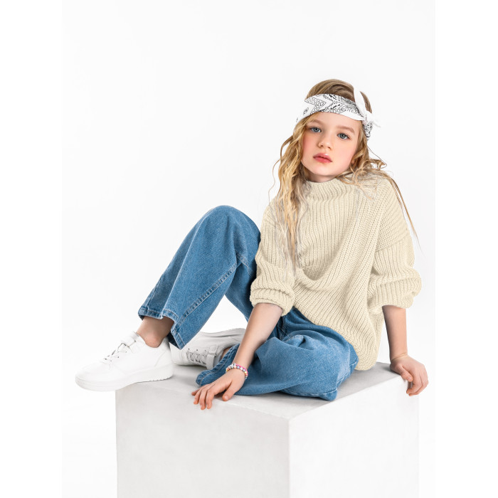 Джемперы и кардиганы AmaroBaby Свитер для девочки Knit Soft цена и фото