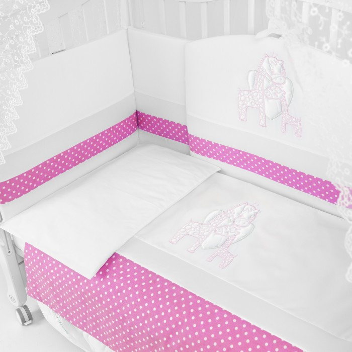 Комплект в кроватку Beatrice Bambini Unico Punto Di Giraffa 120х60 (6 предметов)