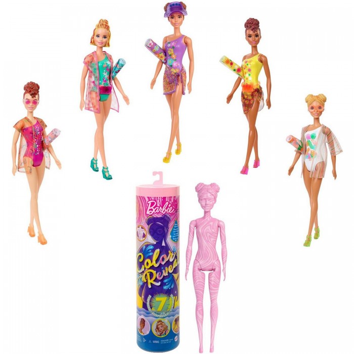 

Barbie Кукла Песок и Солнце с сюрпризами, Кукла Песок и Солнце с сюрпризами