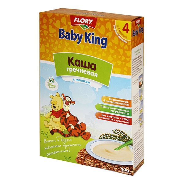 Baby king. Каша Flory молочная Baby King Premium гречневая (с 4 месяцев) 200 г. Каша Flory молочная Baby King Premium гречневая (с 4 месяцев) 160 г. Каша Беби гречневая 200г с 4 месяцев. Рисовая молочная каша с 4 месяцев бейби.