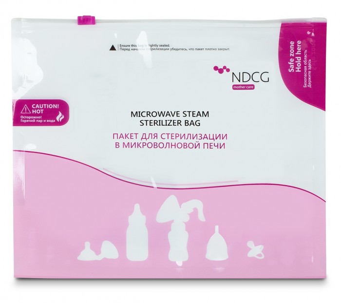 NDCG Пакеты для стерилизации в микроволновой печи Mother Care 10 шт. 05.4488-10 - фото 1