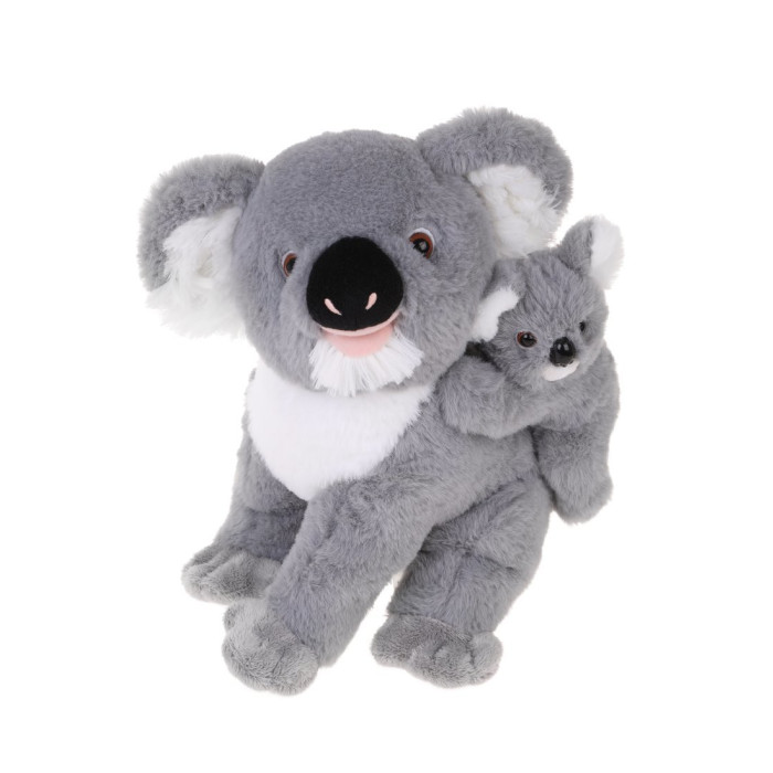Мягкие игрушки Fluffy Family Мама и малыш Коала 25 см игрушка мягкая maxitoys fluffy heart панда 25 см