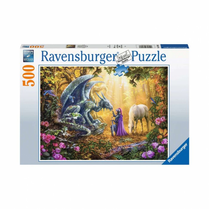 Ravensburger Пазл Дракон Фантазия (500 элементов) ravensburger пазл гигантский свинка пеппа r06958 24 элемента