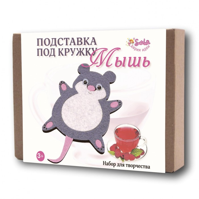

Санта Лючия Набор для творчества Подставка под кружку Мышь, Набор для творчества Подставка под кружку Мышь