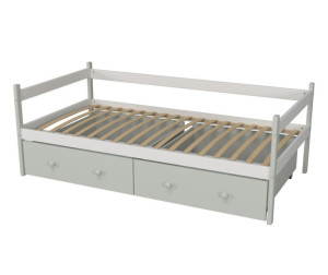 Подростковая кровать Капризун тахта с ящиками Р425 - Белый/Серый