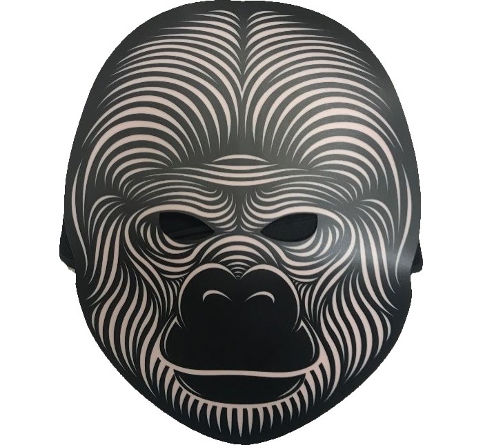 

GeekMask Cветовая маска с датчиком звука King, Cветовая маска с датчиком звука King