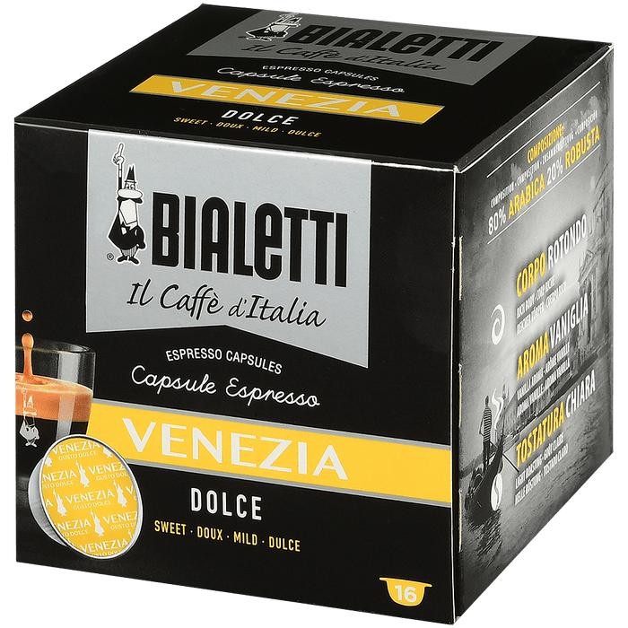 

Bialetti Кофе Venezia капсулы для кофемашин 16 шт., Кофе Venezia капсулы для кофемашин 16 шт.