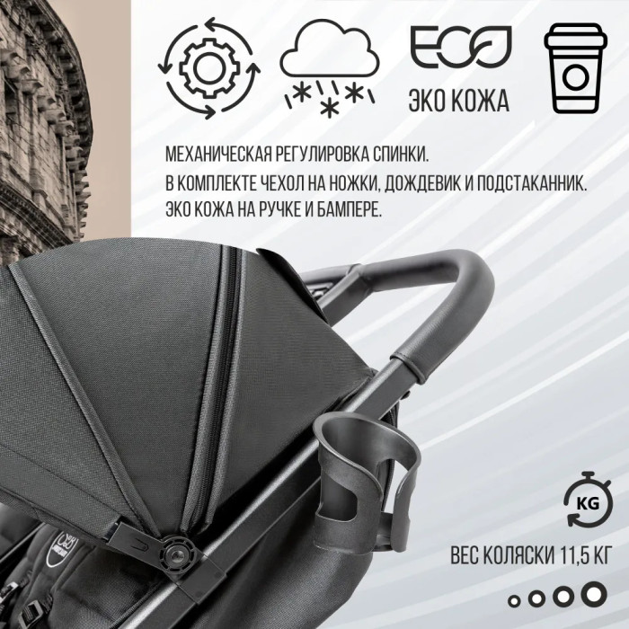 Sweet Baby Прогулочная коляска для двойни Donna