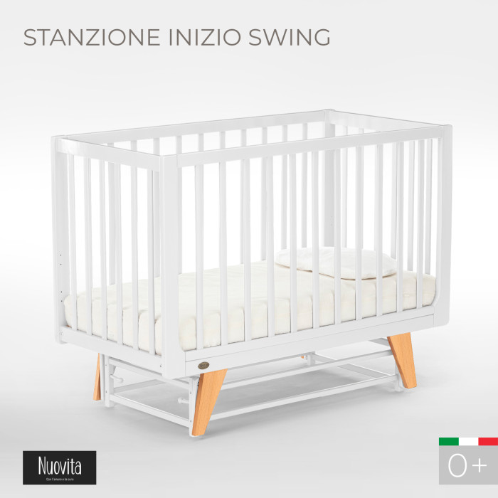 Детская кроватка Nuovita Stanzione Inizio Swing (маятник продольный)