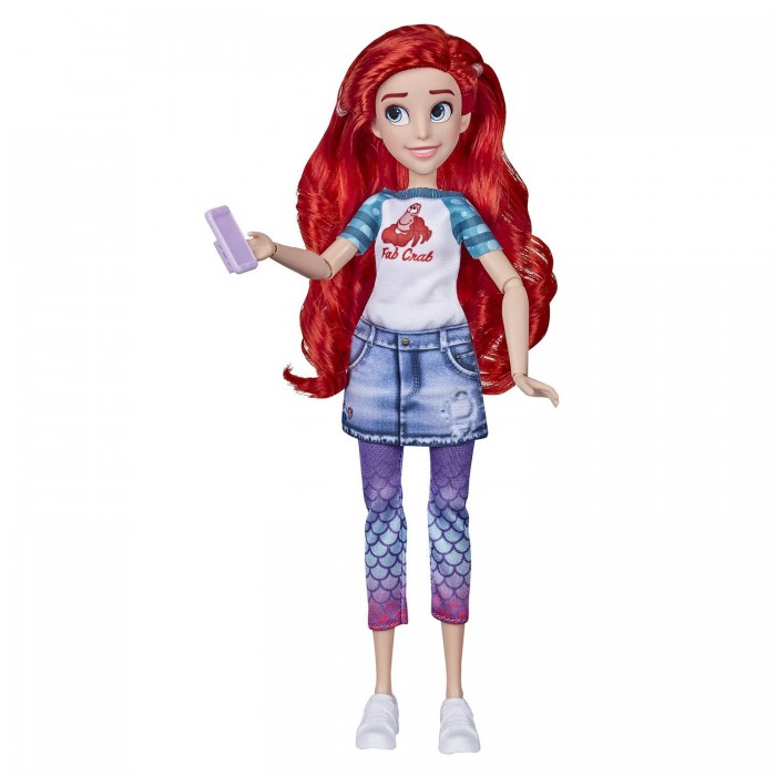 цена Куклы и одежда для кукол Disney Princess Кукла Комфи Ариэль