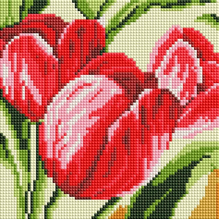 Белоснежка Мозаичная картина Тюльпаны 471-ST-PS - фото 1