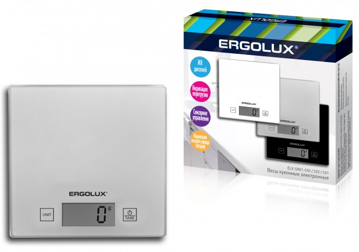 Ergolux Весы кухонные ELX-SK01