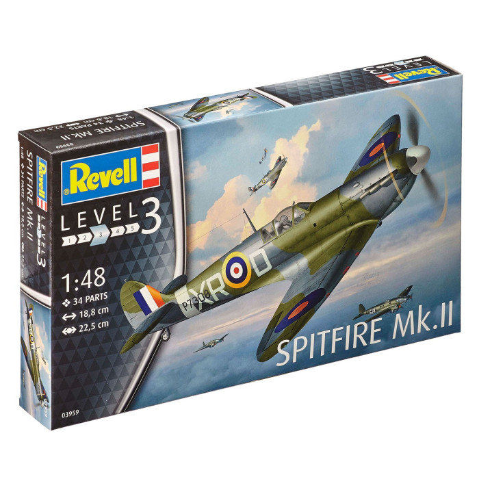 Revell Британский истребитель Spitfire Mkii revell истребитель vought f4u corsair