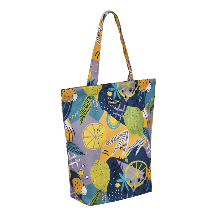 

ErichKrause Сумка-шоппер на молнии Lime 14L 39x38x12 см, Сумка-шоппер на молнии Lime 14L 39x38x12 см