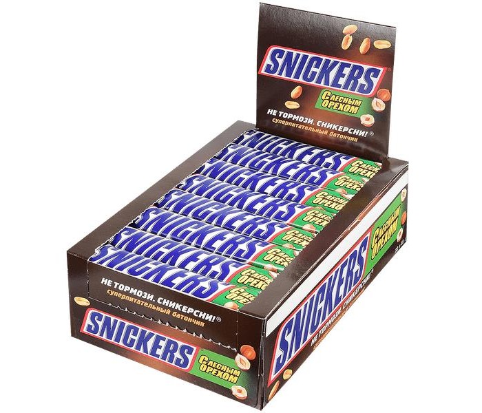 Snickers Лесной орех 81 гр