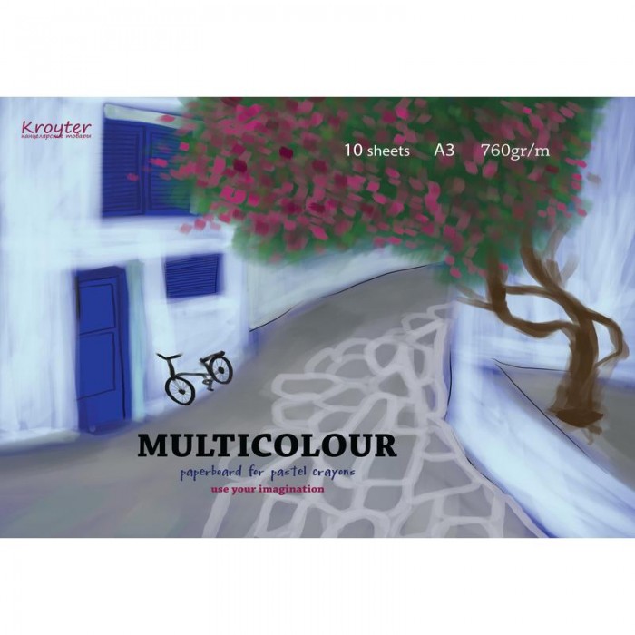 

Kroyter Альбом для акварели Multicolour А3 10 листов, Альбом для акварели Multicolour А3 10 листов