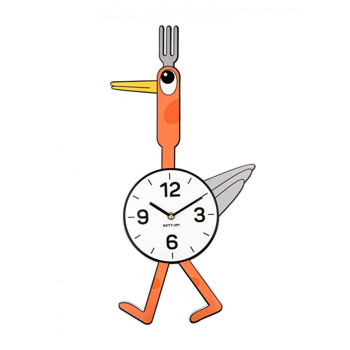 фото Часы kett-up детские настенные design zoo модный страус