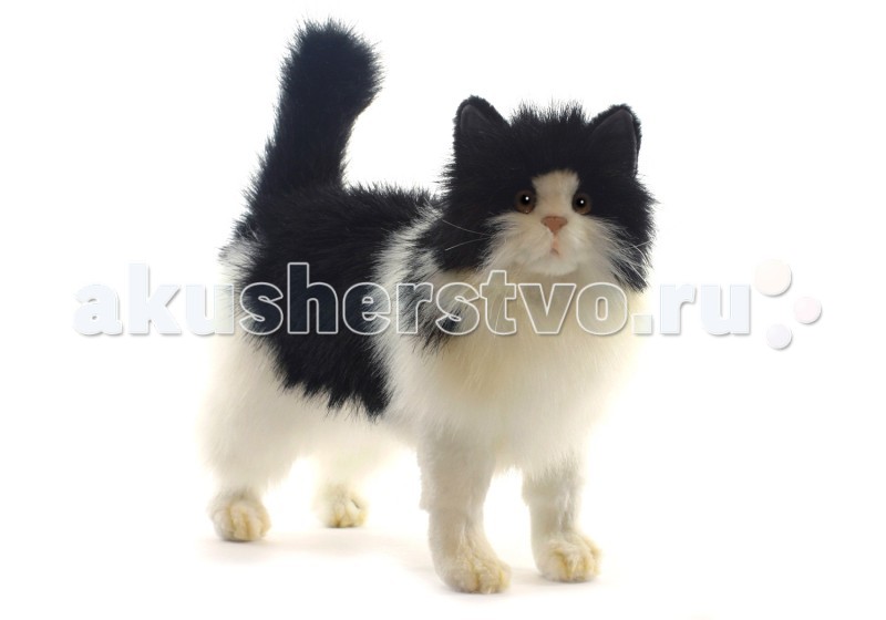 

Мягкая игрушка Hansa Кошка черно-белая 40 см, Кошка черно-белая 40 см