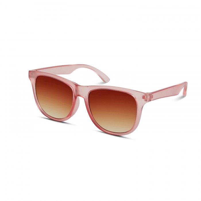 Солнцезащитные очки Hipsterkid с прозрачной оправой - Розовый
