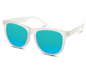 Солнцезащитные очки Hipsterkid с прозрачной оправой - Голубой
