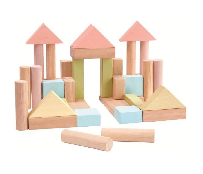 Деревянные игрушки Plan Toys Конструктор 40 блоков деревянные игрушки plan toys конструктор активные блоки