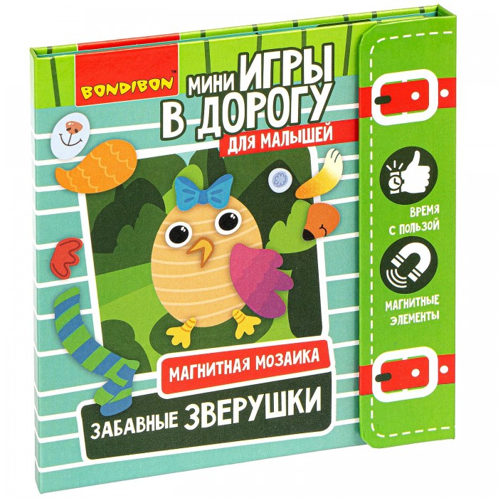 

Bondibon Мини-игры в дорогу для малышей Забавные зверушки, Мини-игры в дорогу для малышей Забавные зверушки