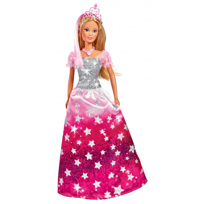 Куклы и одежда для кукол Simba Кукла Штеффи в блестящем платье и тиаре 29 см не указан кукла штеффи собачка сумка
