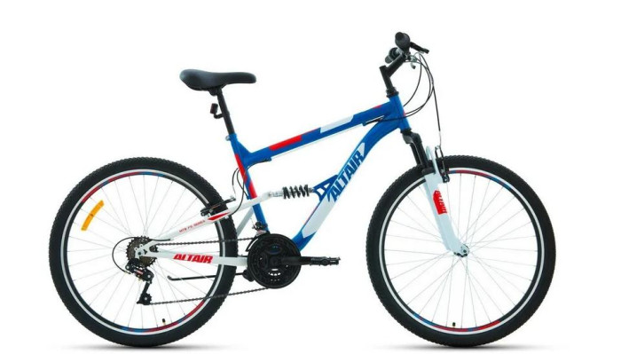 Двухколесные велосипеды Altair MTB FS 26 1.0 рост 16 2021 двухколесные велосипеды altair mtb fs 26 2 0 disc рост 18 2021 rbkt1f16e019