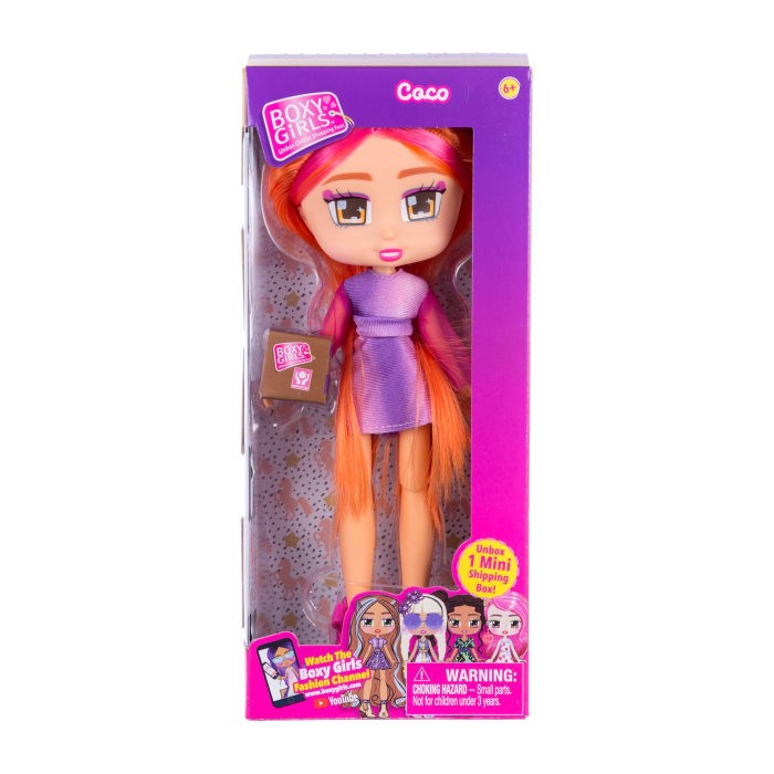 

1 Toy Кукла Boxy Girls Coco с аксессуаром 20 см, Кукла Boxy Girls Coco с аксессуаром 20 см
