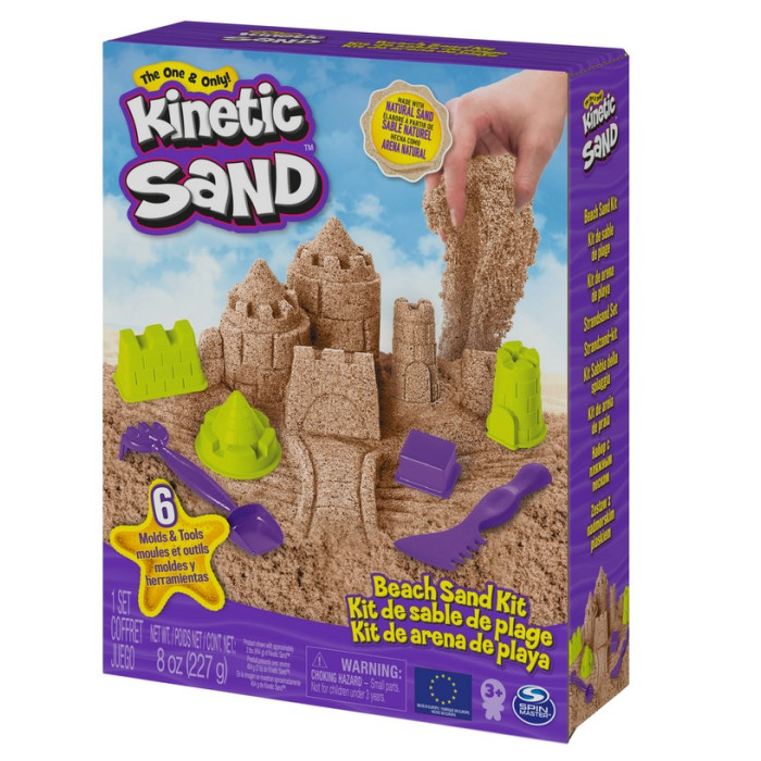 Kinetic Sand Набор для лепки Замок из пляжного песка