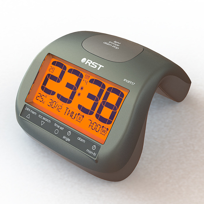 Часы RST будильник радиоконтролируемые Snail 117