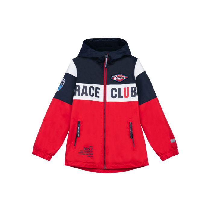 Playtoday Куртка текстильная с полиуретановым покрытием для мальчика Racing club 12311005 playtoday куртка текстильная для девочек 12122601