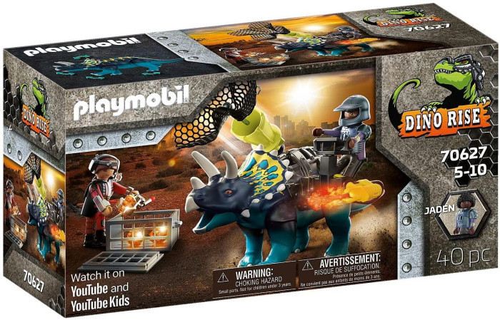 Playmobil Игровой набор Трицератопс Битва среди камней молодинская битва