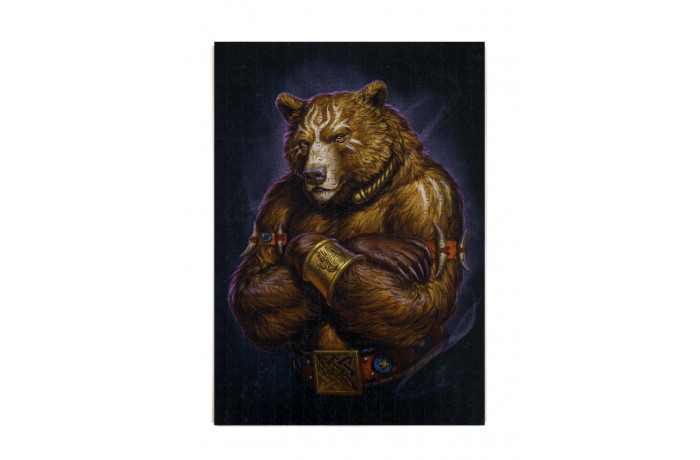 фото Collaba puzzle пазлы деревянные медведь 30x42 см (504 детали)