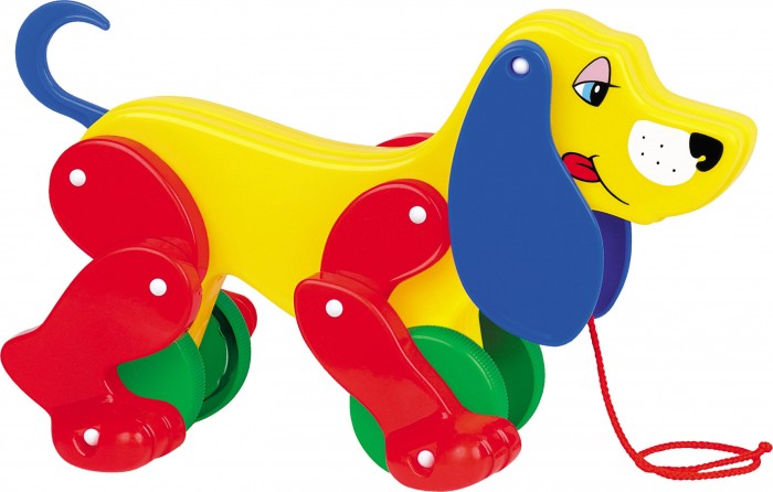 Каталки-игрушки Полесье Собака Боби 5434 каталки игрушки полесье слоненок