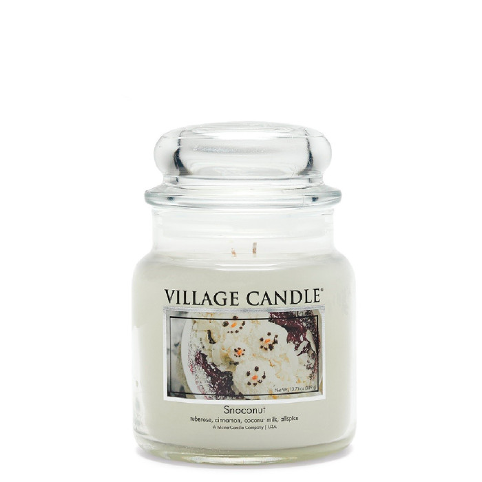 

Village Candle Ароматическая свеча средняя Кокосовое молоко, Ароматическая свеча средняя Кокосовое молоко